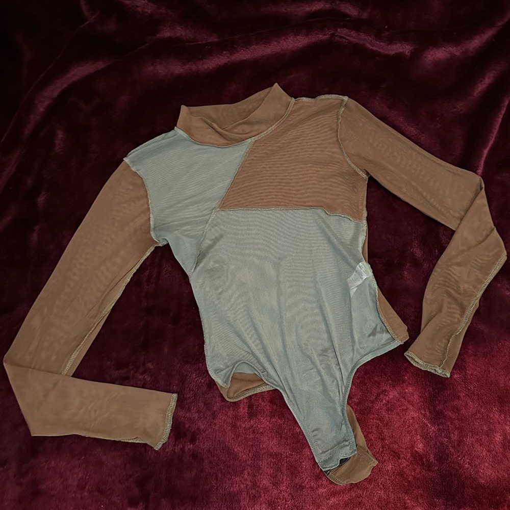 Pretty little thing mesh onesie